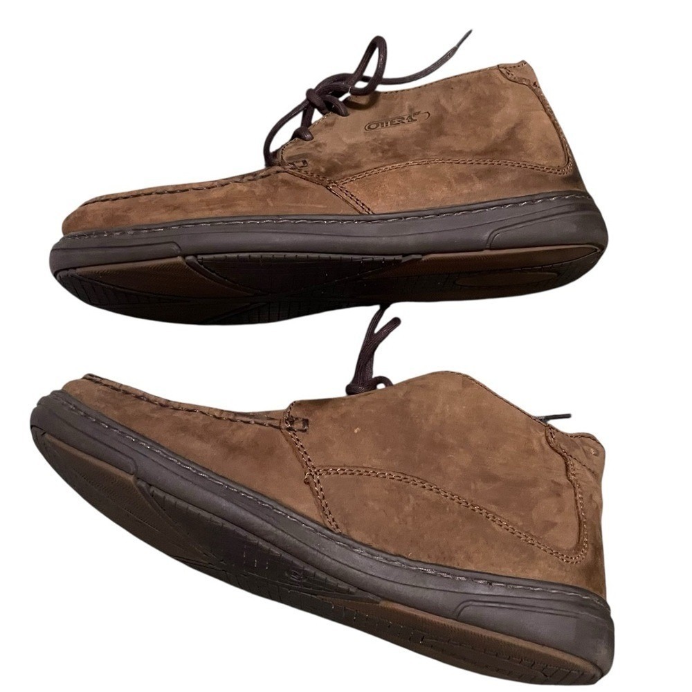 Otter Soft Leather German‎ Chukka Boots Brown Size 9Travel Comfortable Fall